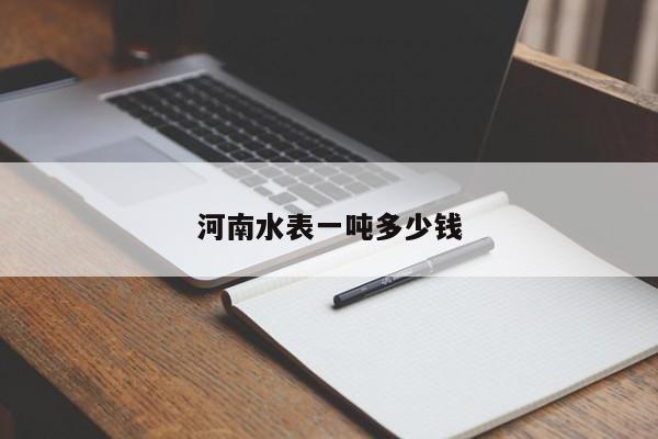 河南水表一吨多少钱